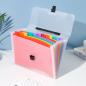 Preview: Großhandel B2B Regenbogen Mehrfach Sortiermappen Tasche